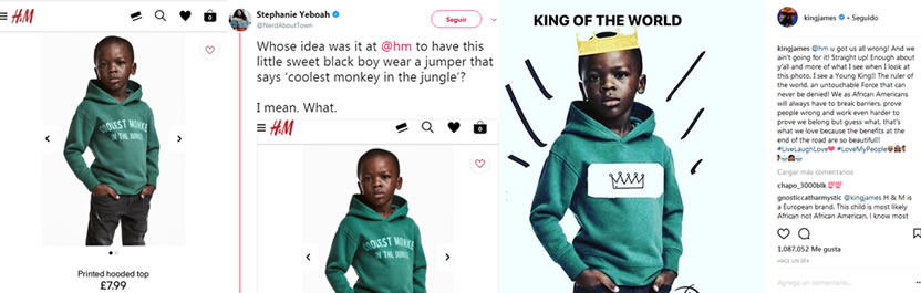 H&M acusada de racista