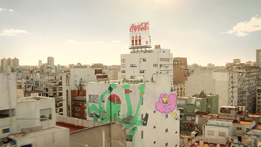 Coca-Cola le da vida a grafitis 