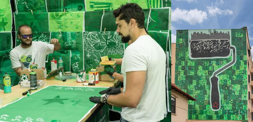 Heineken y Hands crean el mayor mural de arte colaborativo de San Pablo