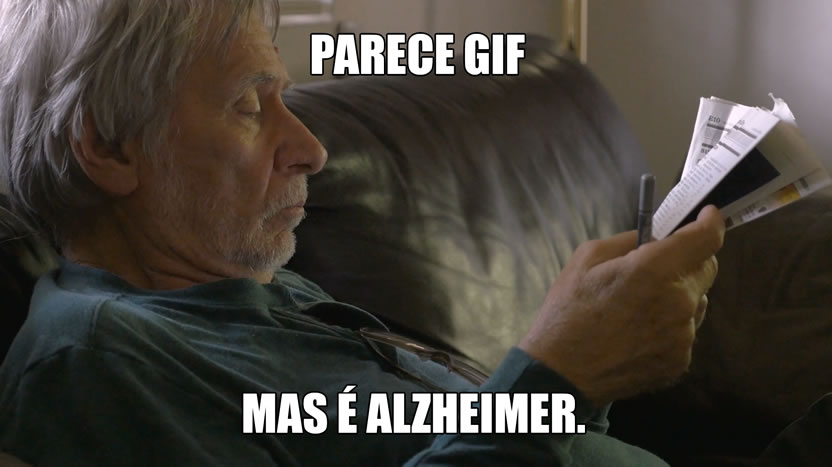 Un GIF representa al Alzheimer en campaña de Fullpack