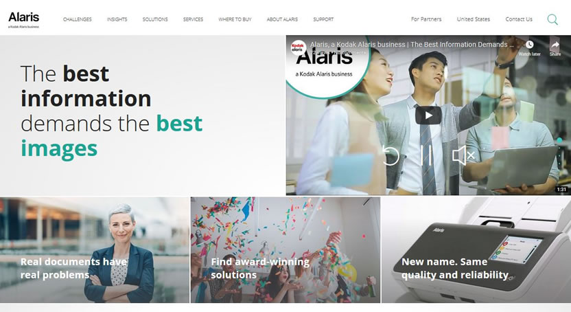 Kodak Alaris cambia su nombre a Alaris