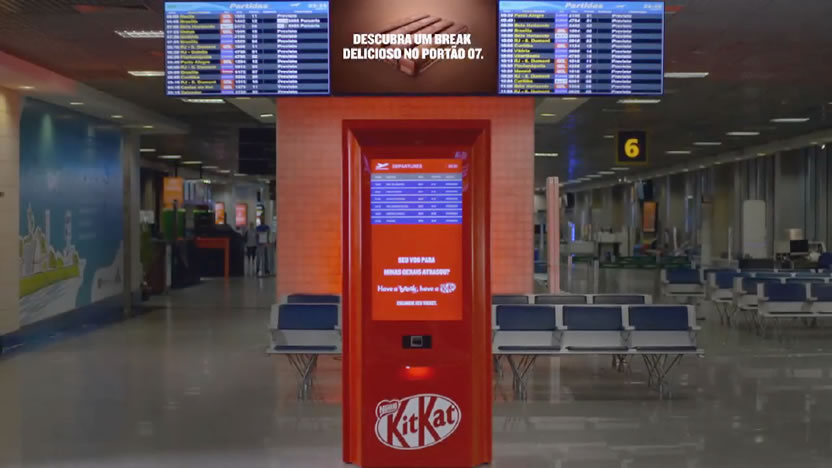 JWT idea la KitKat Delayed Flight Machine
