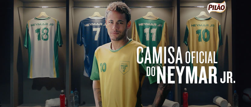 Pilão y BFerraz homenajean a Neymar Jr. con camisetas exclusivas