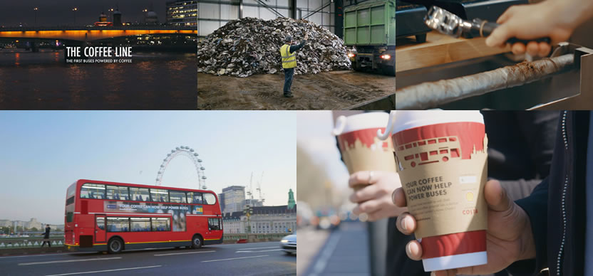 Shell y JWT Londres tienen reinventan el café desperdiciado en combustible
