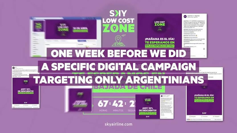Grey Chile y Sky Airline presentaron una Low Cost Zone en Argentina