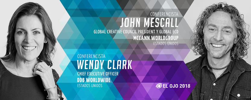 El Ojo anuncia a Wendy Clark y John Mescall como Conferencistas 2018 