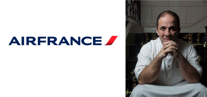 Air France renueva su colaboración con el Chef Olivier Falchi