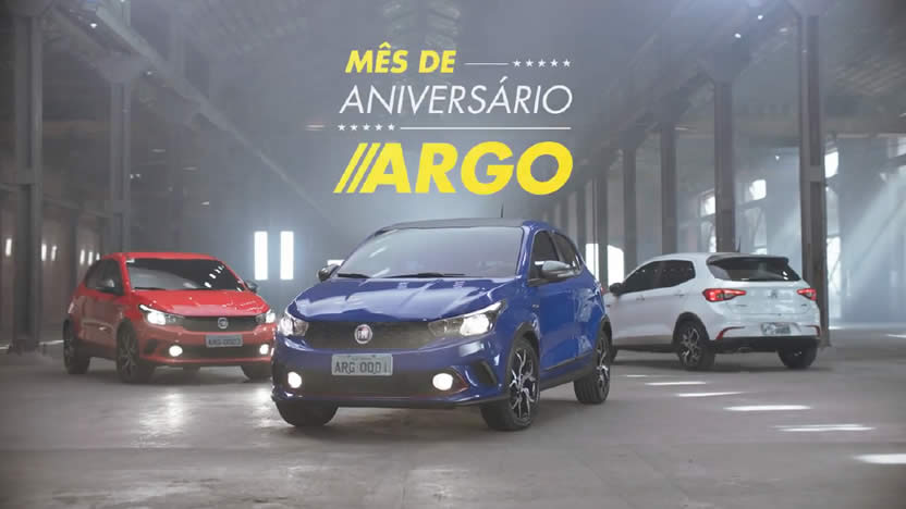 Lázaro Ramos protagoniza la campaña aniversario de Fiat Argo