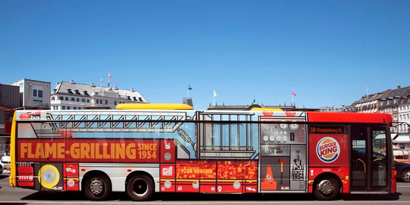 &Partner y Burger King transforman autobuses en camiones de bomberos