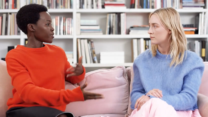 Lupita Nyongo y Saoirse Ronan protagonizan lo nuevo de Calvin Klein