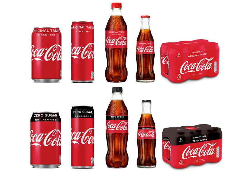 Coca-Cola Zero cambia su identidad en UK