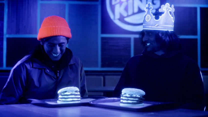 Con DAVID, Burger King brilla en la oscuridad