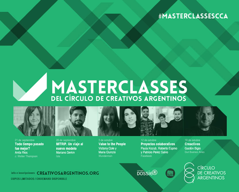 Gastón Bigio estará en el último viernes de #MasterclassesCCA