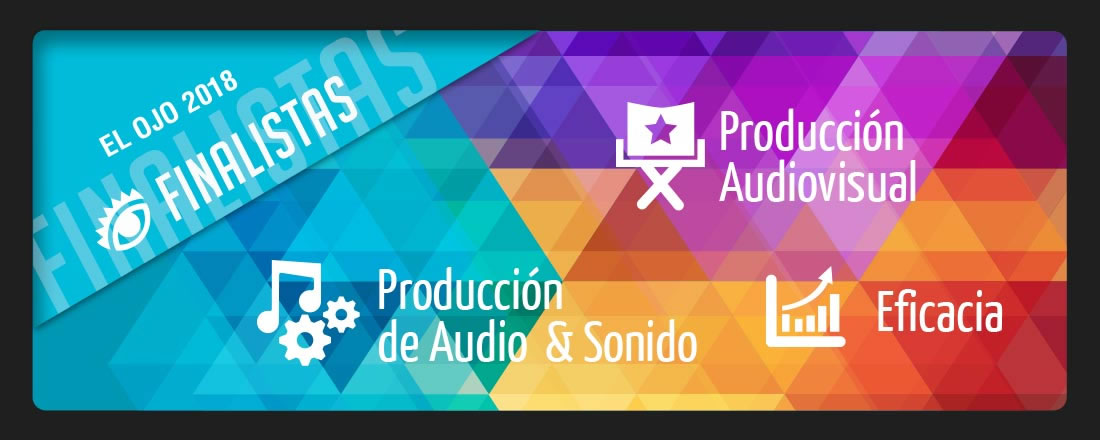Salieron los finalistas de Producción Audiovisual, Producción de Audio & Sonido y Eficacia