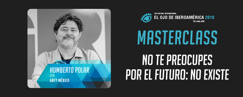 Humberto Polar presenta un conversatorio creativo para su Masterclass en #ElOjo2018