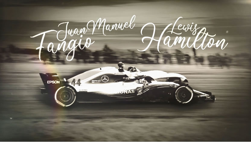 Mercedes Benz homenajeó a Lewis Hamilton