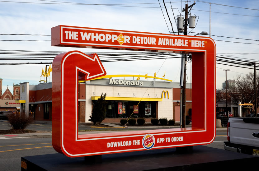 Burger King vende Whoppers en McDonalds
