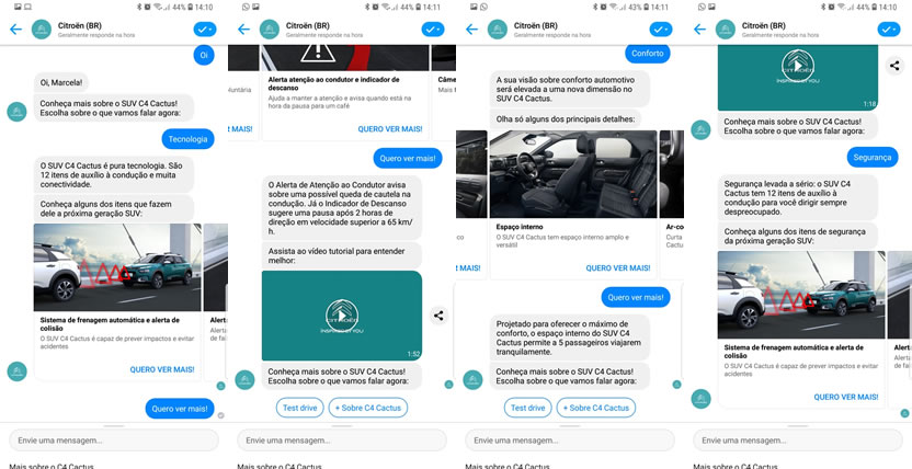 Con ayuda de BETC/Havas, Citroën vende un auto vía chatbot