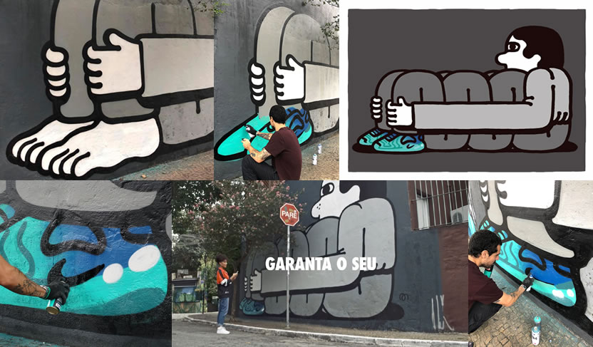 AKQA San Pablo grafitea con Nike