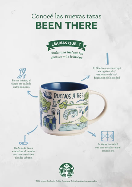 Starbucks recorre Argentina con Been There