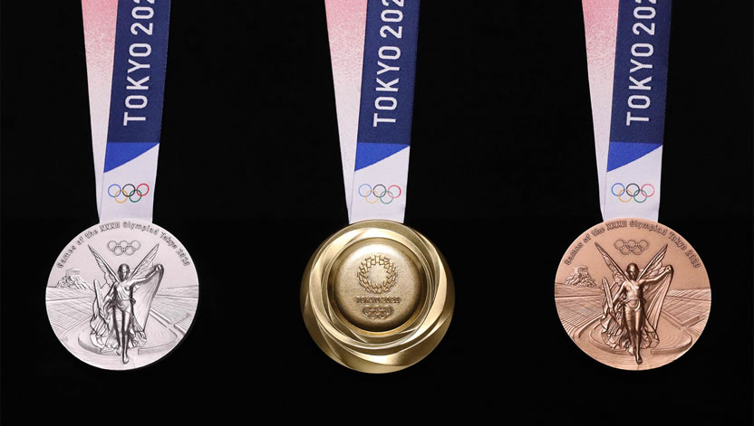 #1YearToGo: Medallas de material reciclado para los JJ.OO. Tokio 2020