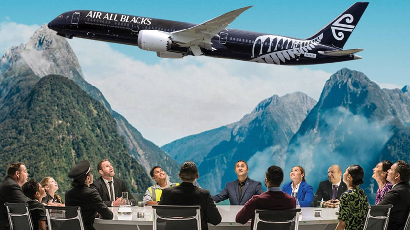Air New Zealand presenta Air All Blacks