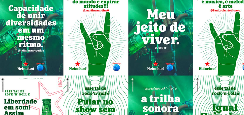 La actitud rock de Publicis Brasil para Heineken