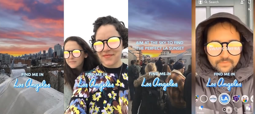 LA Tourism y Kabaq llevan la puesta de sol de la Costa Oeste a Snapchat