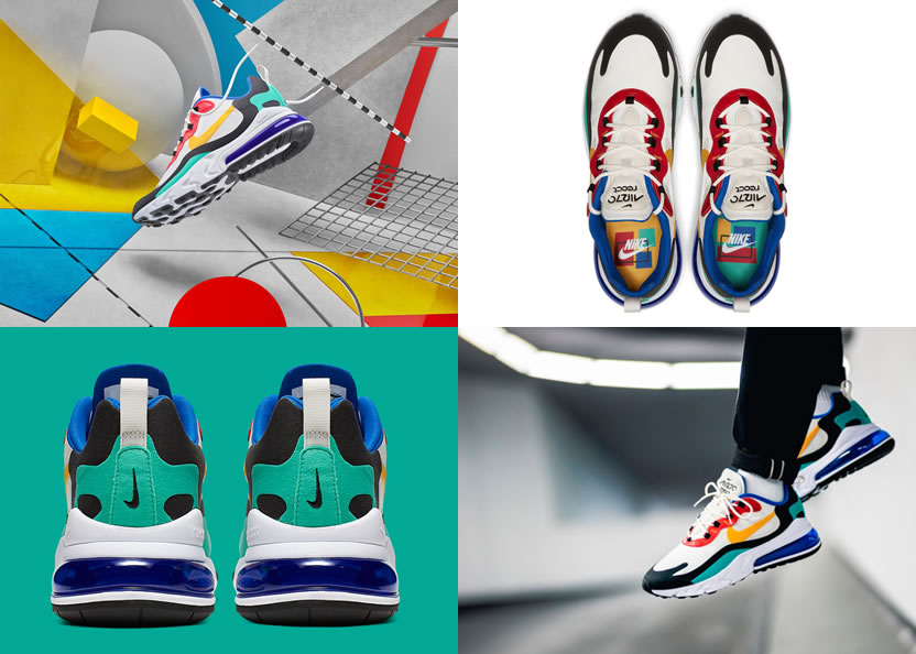 Las Nike Air Max 270 React se inspiran en Bauhaus