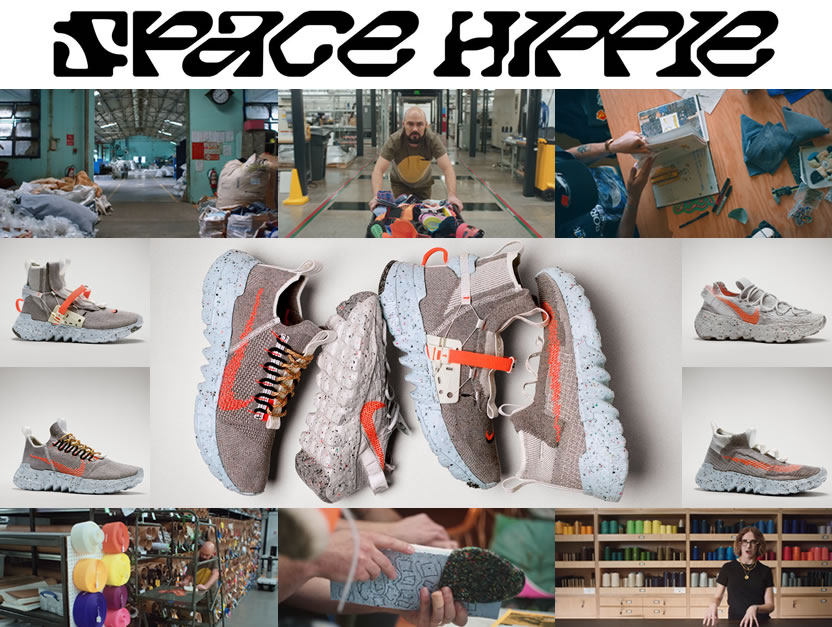 Nike sigue moviéndose hacia lo sustentable con la nueva zapatilla Space Hippie