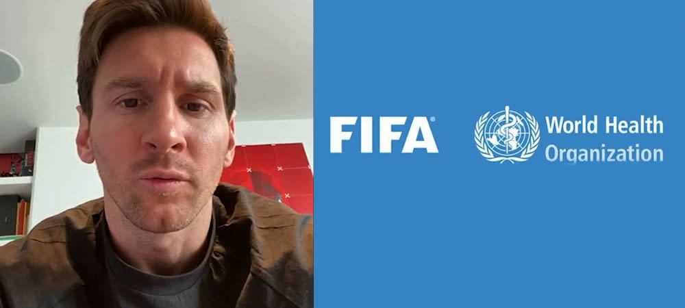 Messi concientiza con la OMS y la FIFA
