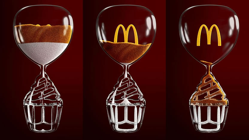 Canja le pone sonido al reloj de arena de McDonalds Arabia Saudita en Ramadán