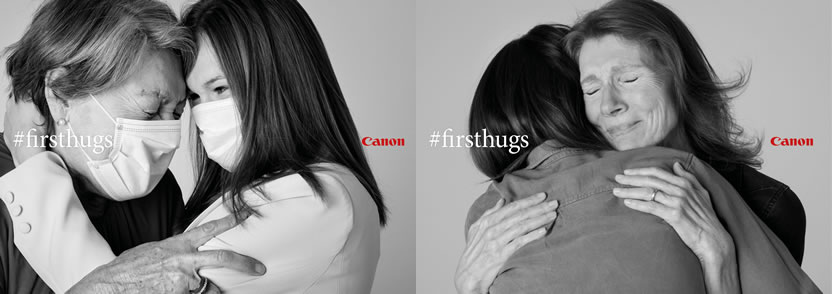 Happiness/FCB Bruselas y Canon retratan los primeros abrazos post confinamiento