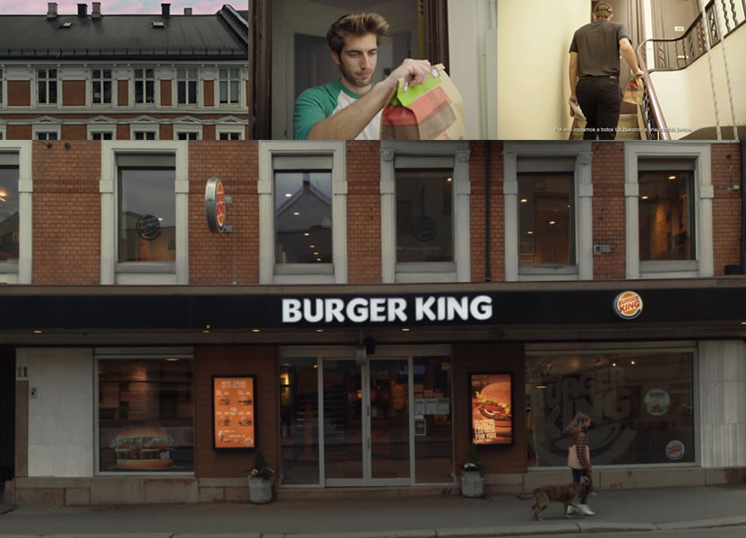 DAVID y Burger King cenan con los Vecinos