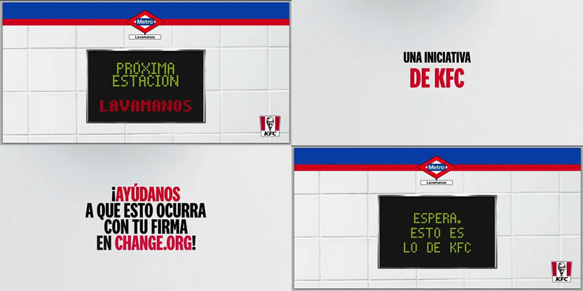 KFC le propone a Metro de Madrid llamar Lavamanos a la estación Lavapiés