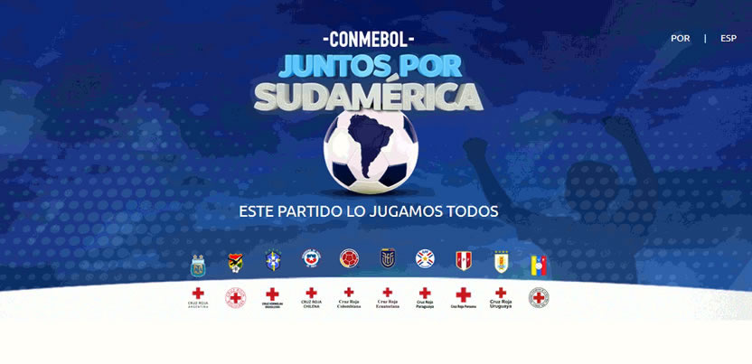 CONMEBOL y Cruz Roja combaten virus con preciosidades del fútbol