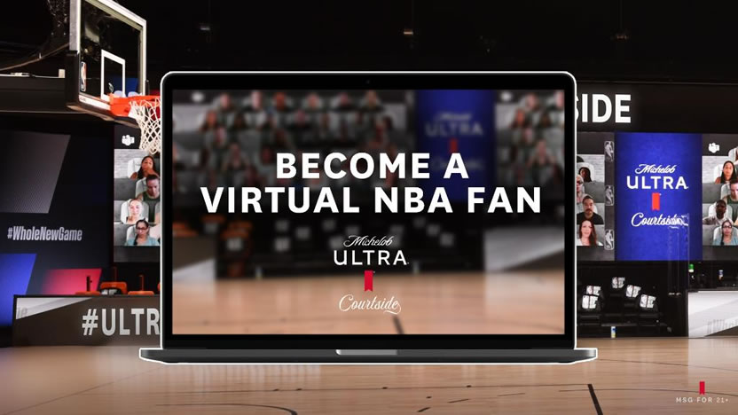 Michelob Ultra y una experiencia única para los fans de la NBA