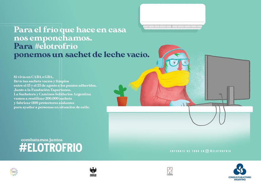 #ElOtroFrío, la nueva campaña solidaria del CPA creada por McCann Buenos Aires