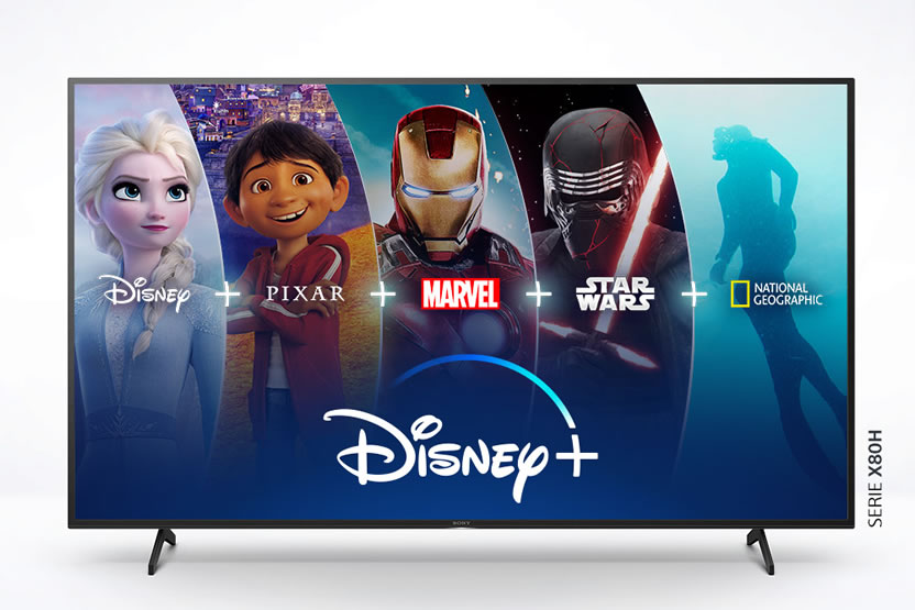 Disney+ estará disponible en los televisores Sony con Android