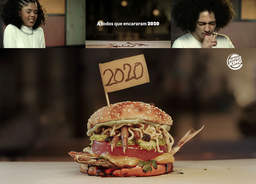 En un año difícil de tragar, Burger King y DAVID traen un sándwich con gusto a 2020