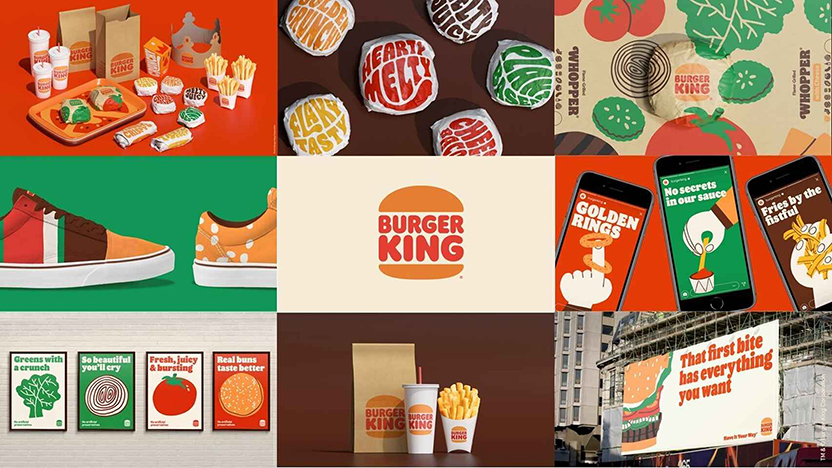 Burger King presentó su nueva imagen inspirada en el fuego y letras que se derriten