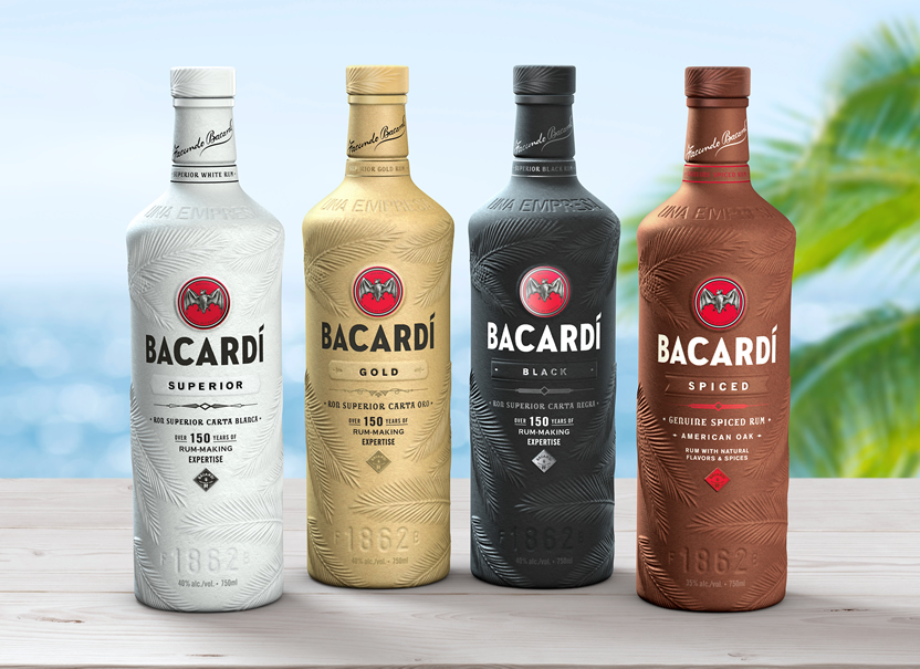 Bacardí presentó la primera botella para destilados 100% biodegradable