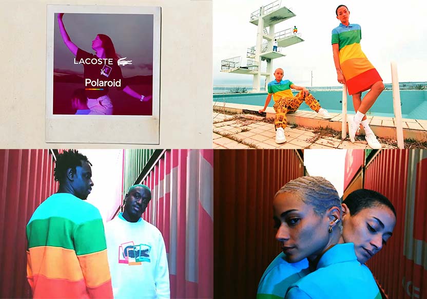 Lacoste x Polaroid: Celebran todos los colores