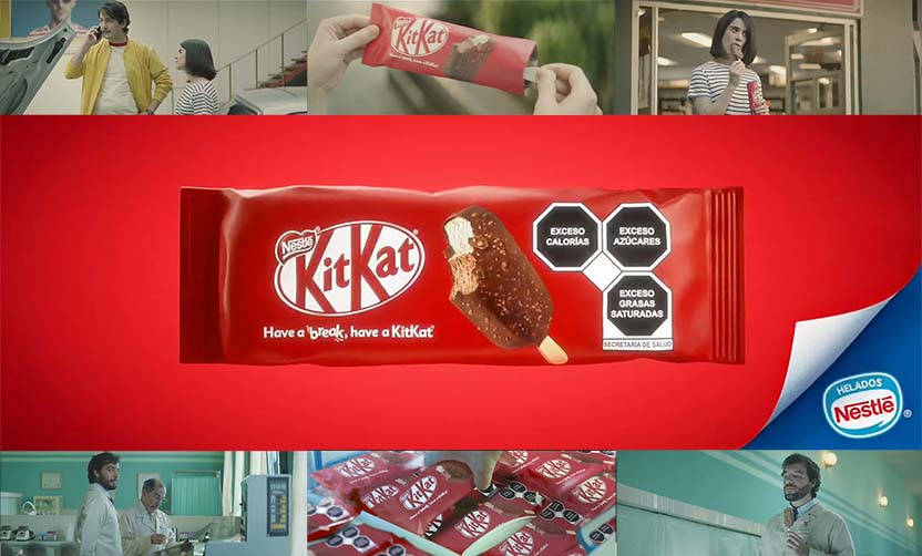 Helados Nestlé, junto a (anónimo) crean para la nueva paleta helada de Kit Kat