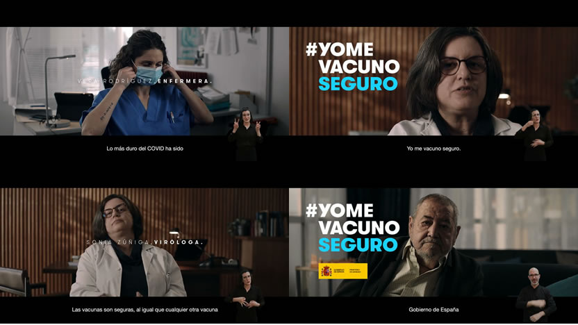 El Ministerio de Sanidad de España junto a Contrapunto BBDO promueven la vacunación