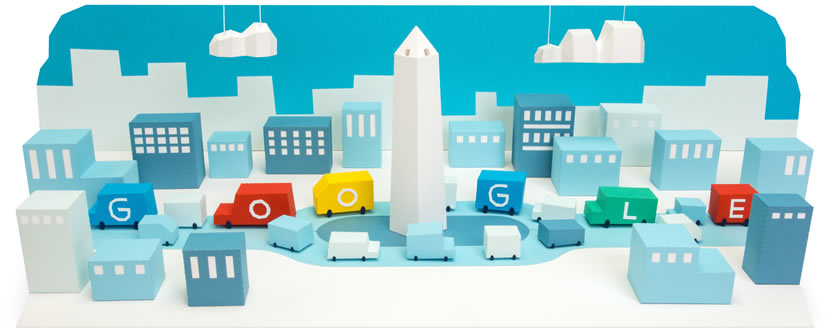 Google celebró el 85° aniversario del Obelisco