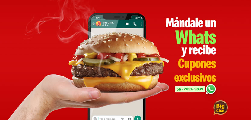 Primer chatbot para McDonalds México