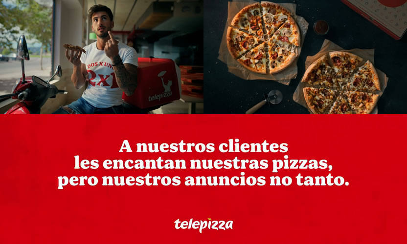 Telepizza presenta su nueva estrategia de marketing con una autocrítica