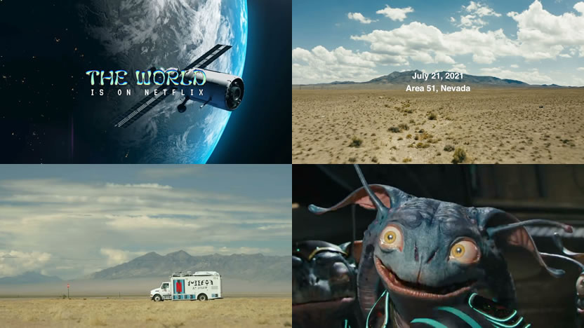 Extraterrestres protagonizan la campaña mundial de Netflix