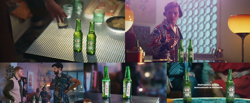 Cerveza Heineken y cómo disfrutar juntos manteniendo la distancia responsablemente